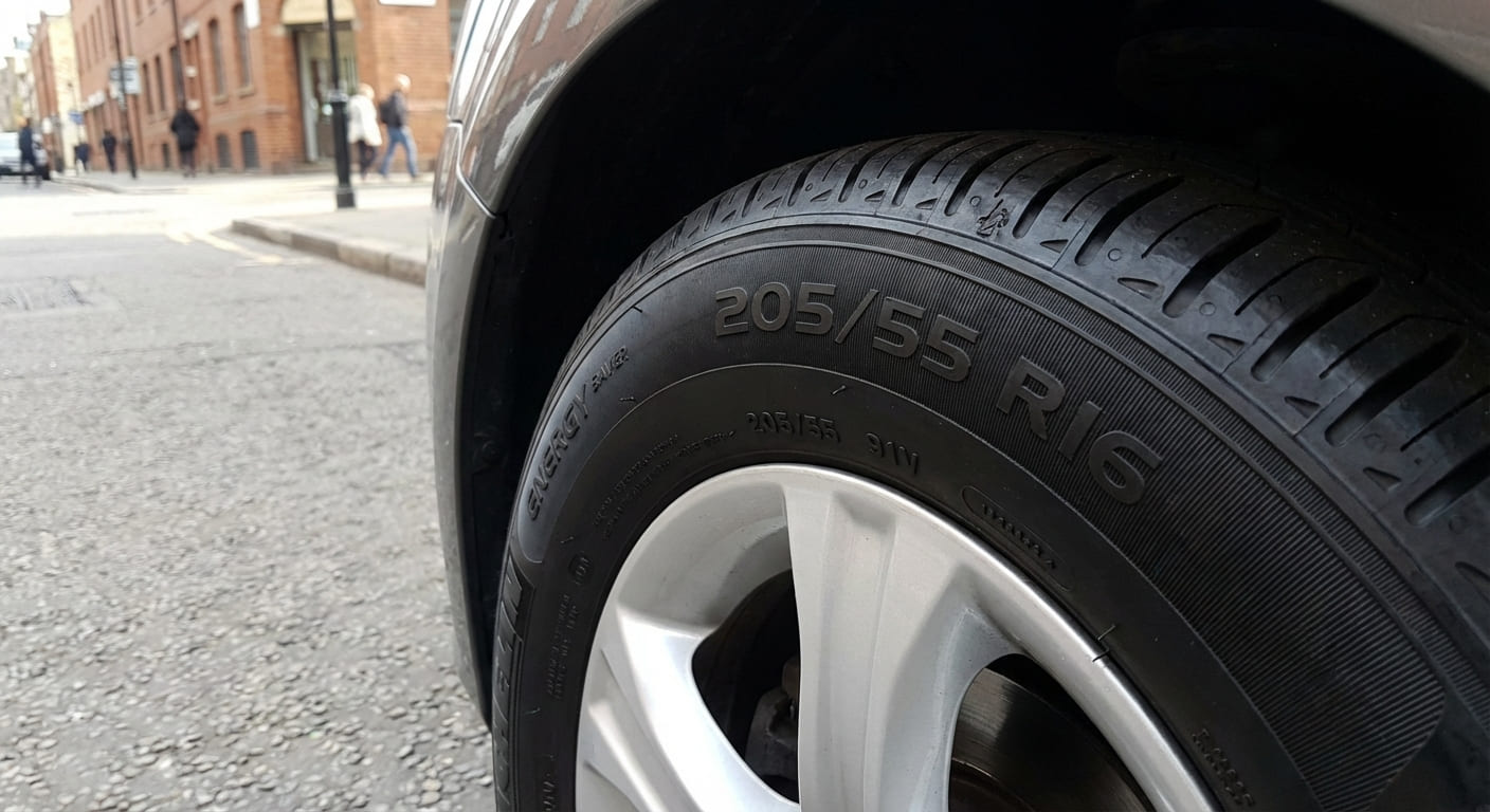 Маркировка размера на боковине автомобильной шины
